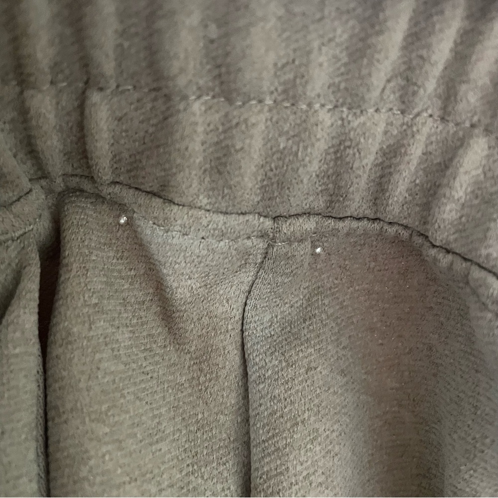 Mondetta Pull on Pintuck Pants Women’s XL Beige Straight Comfort Casual Lounge - Picture 8 of 15